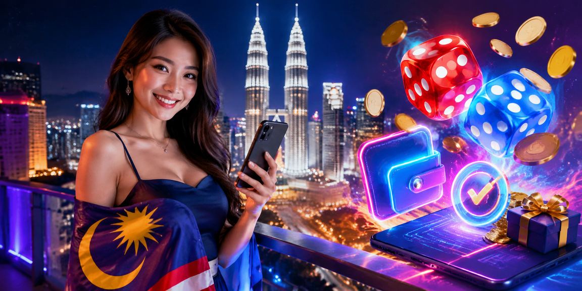 Permainan dadu dan peluang dalam talian bergaya Kuala Lumpur Malaysia