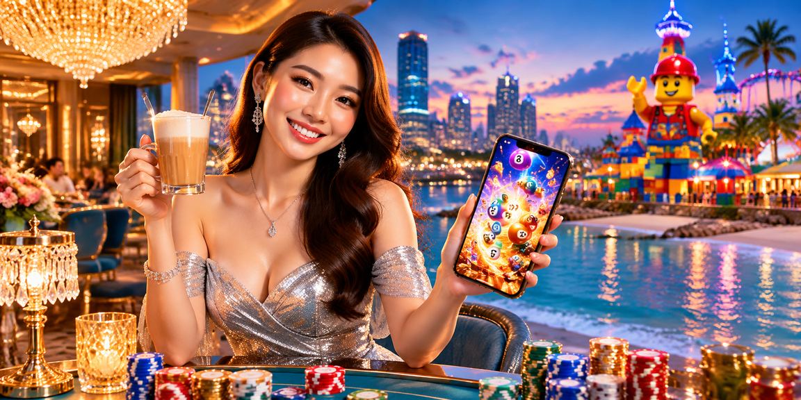 Paparan loteri dan sukan maya dalam talian bergaya Malaysia pada peranti mudah alih